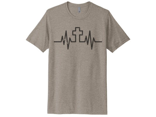 Heartbeat Cross Shirt