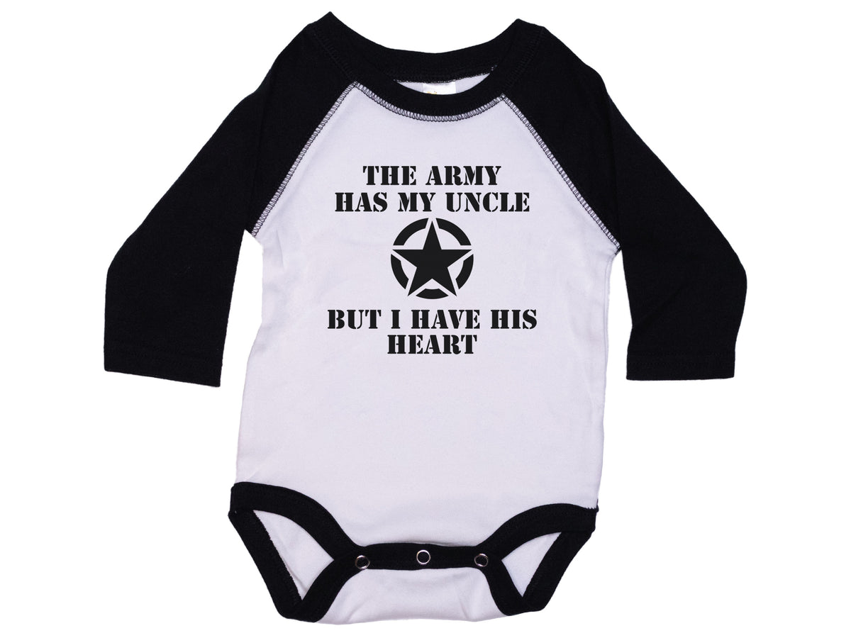 The Army Has My Uncle But I Have His Heart Onesie®