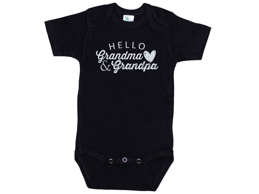 Hello Grandma And Grandpa Onesie®