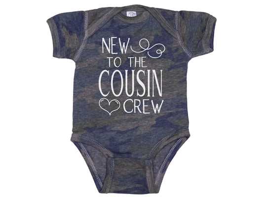 New To The Cousin Crew-Camo Onesie®