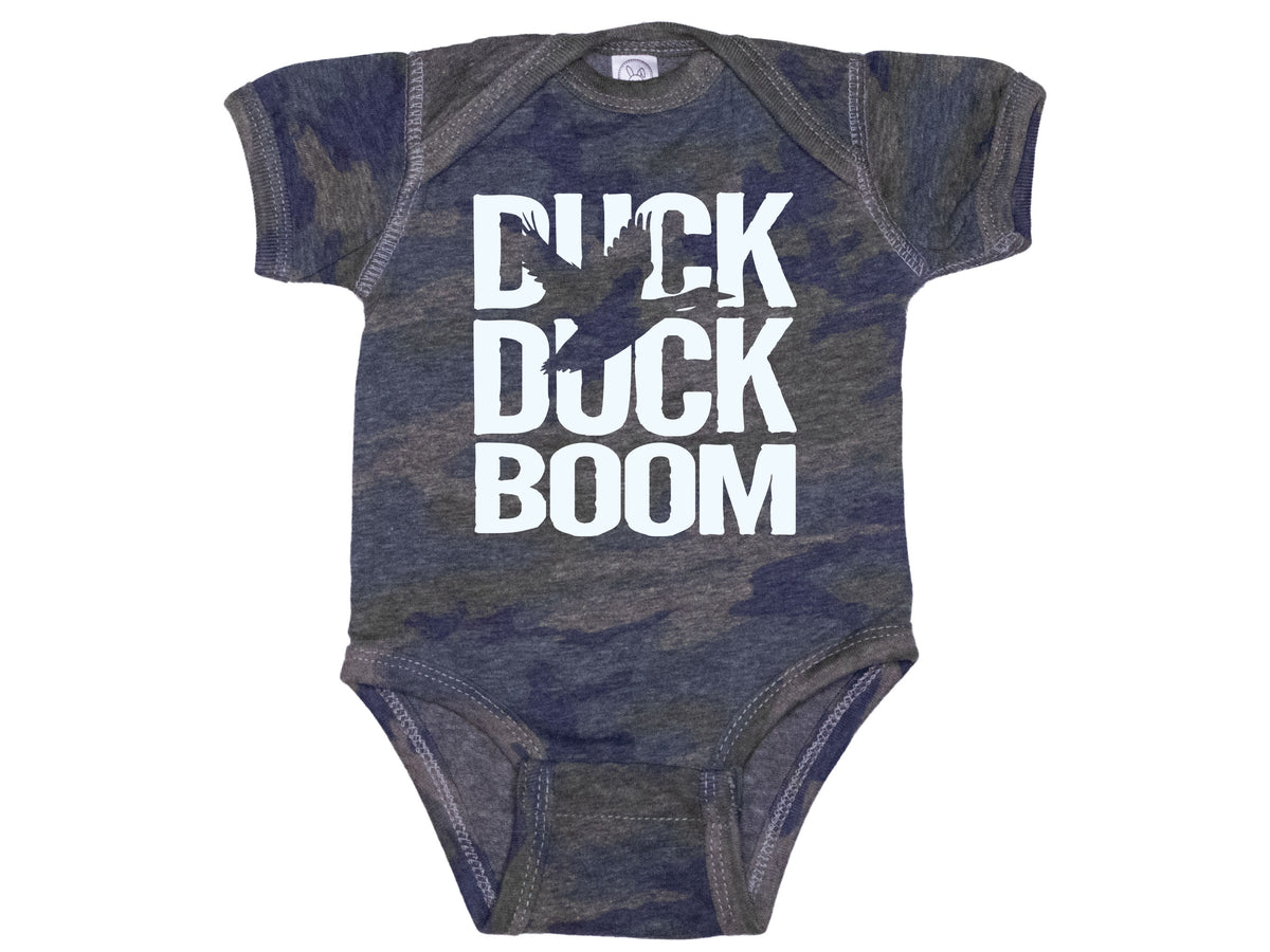 Duck Duck Boom-Camo Onesie®