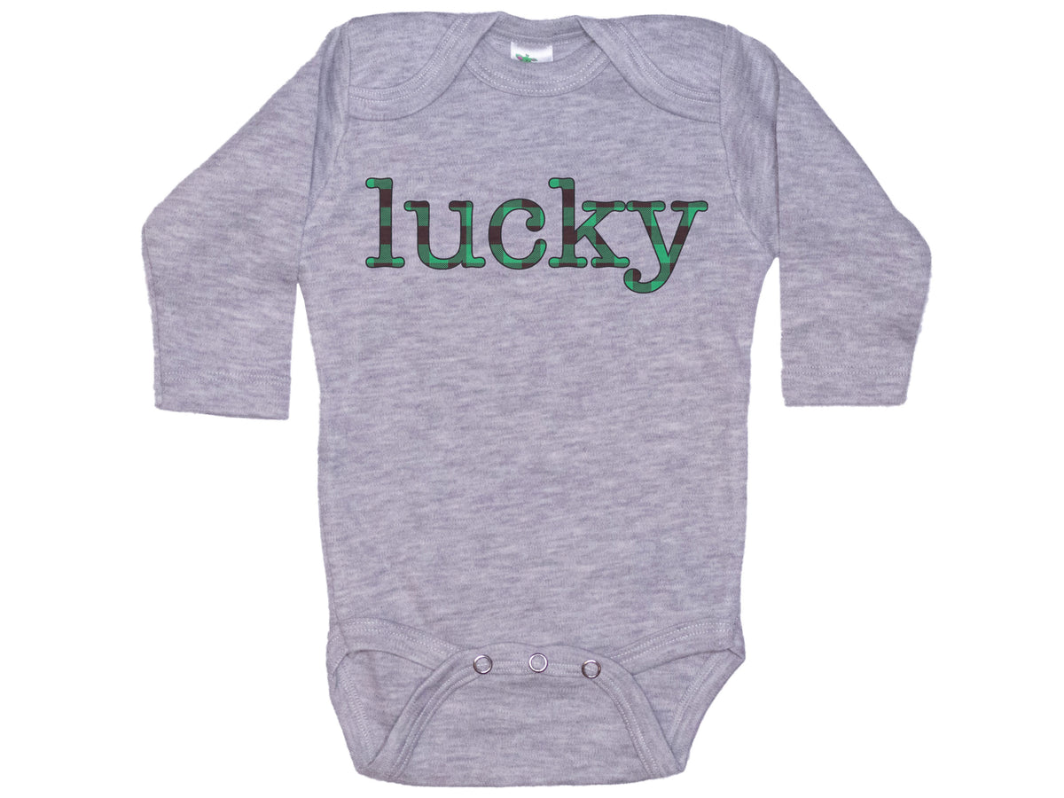 Lucky Plaid Onesie®