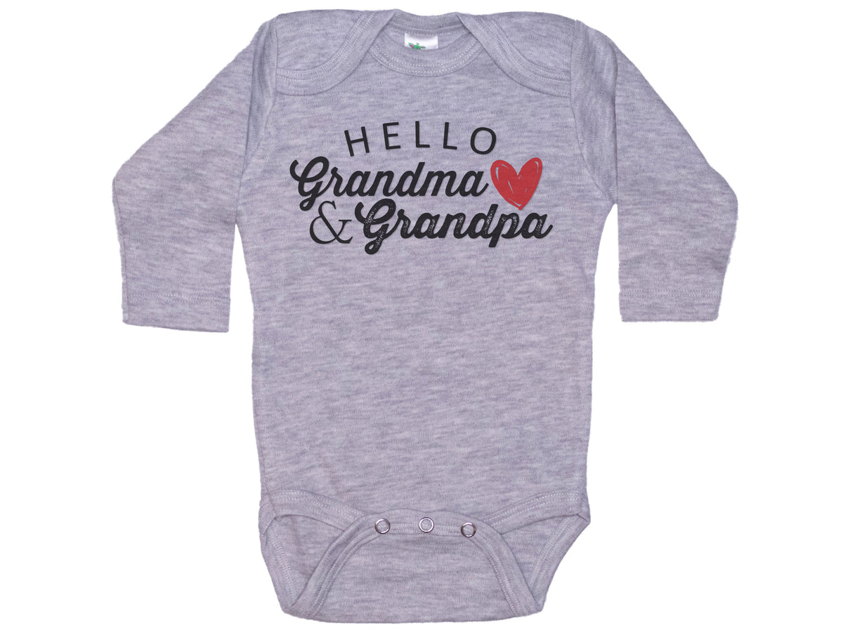 Hello Grandma And Grandpa Onesie®