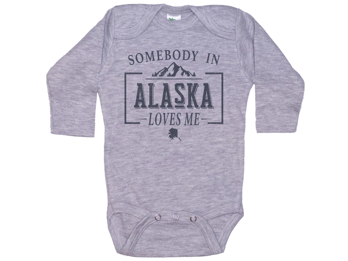 Somebody In Alaska Loves Me Onesie®