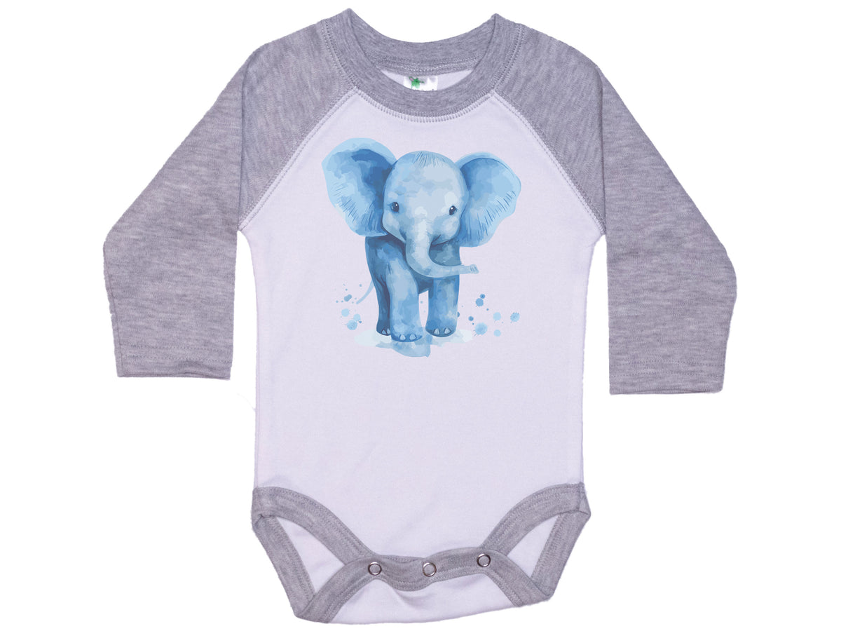 Watercolor Elephant Onesie®