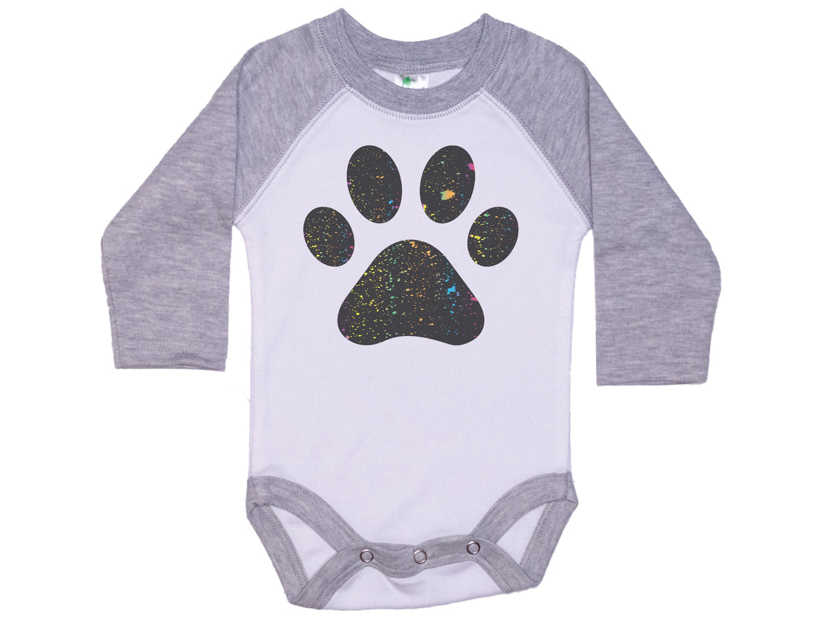 Neon Dog Footprint Onesie®