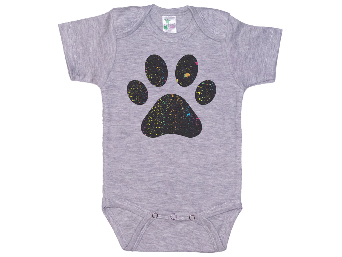 Neon Dog Footprint Onesie®
