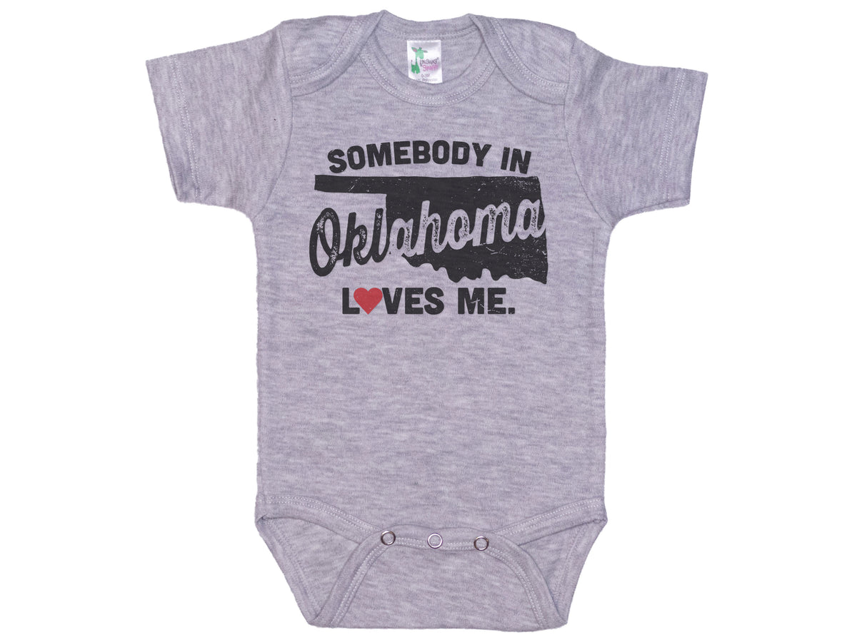 Somebody In Oklahoma Loves Me Onesie®