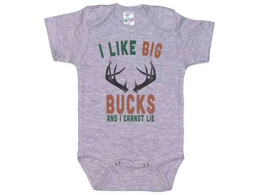 I Like Big Bucks And I Cannot Lie Onesie®