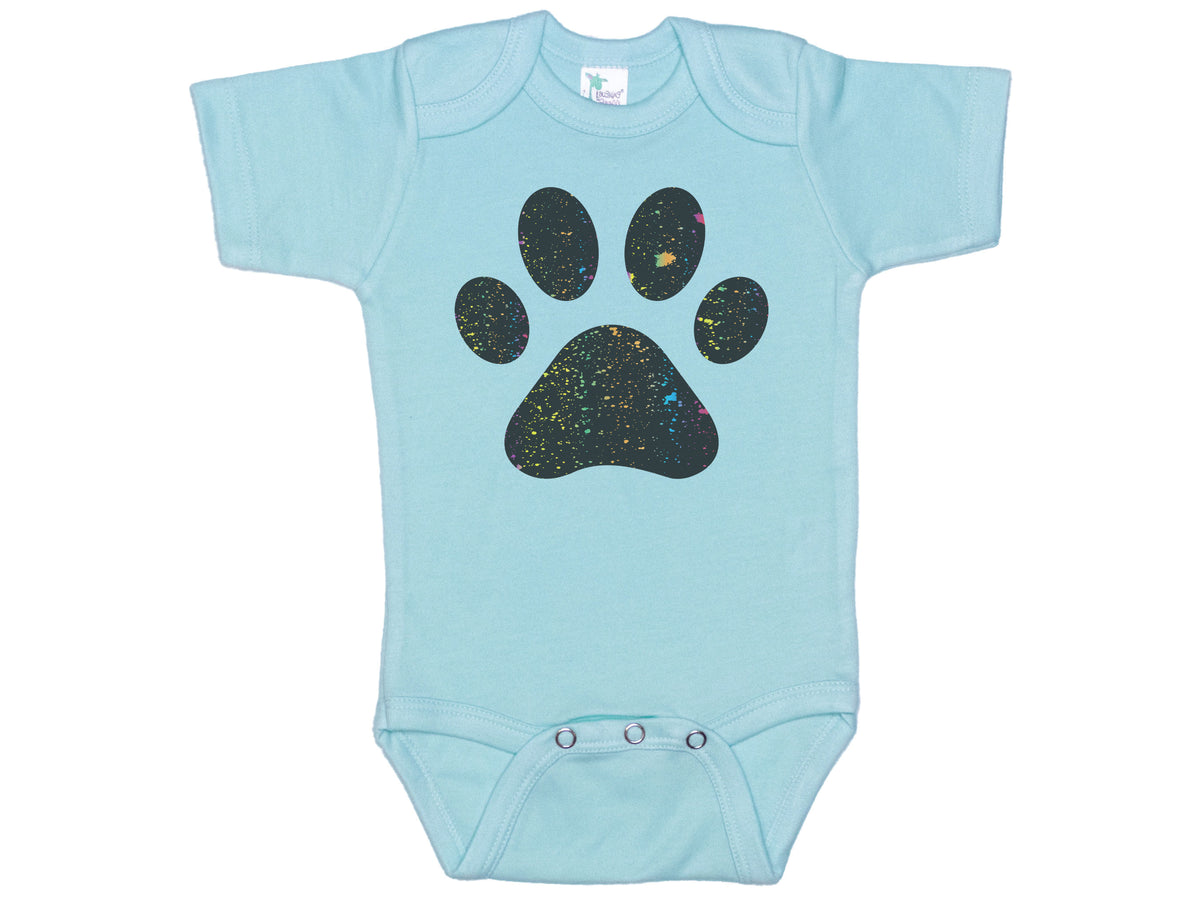 Neon Dog Footprint Onesie®