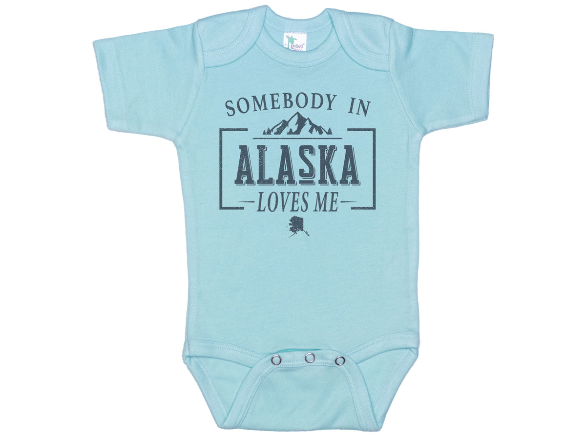 Somebody In Alaska Loves Me Onesie®