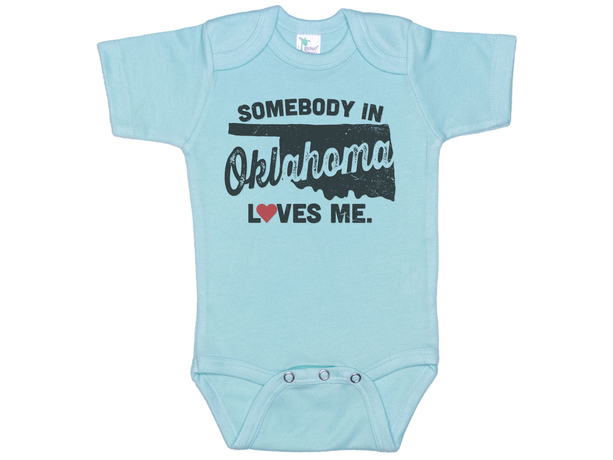 Somebody In Oklahoma Loves Me Onesie®