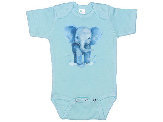 Watercolor Elephant Onesie®