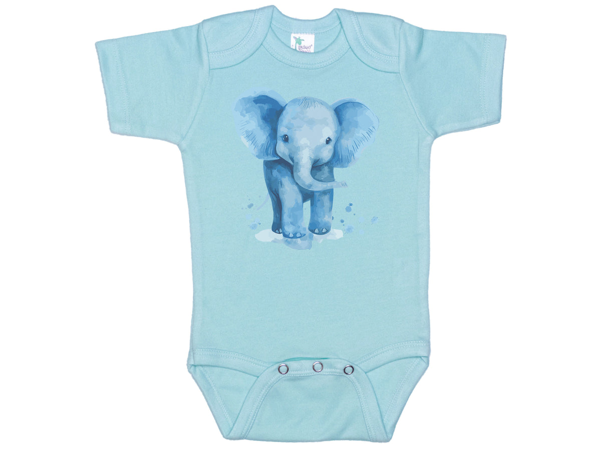 Watercolor Elephant Onesie®