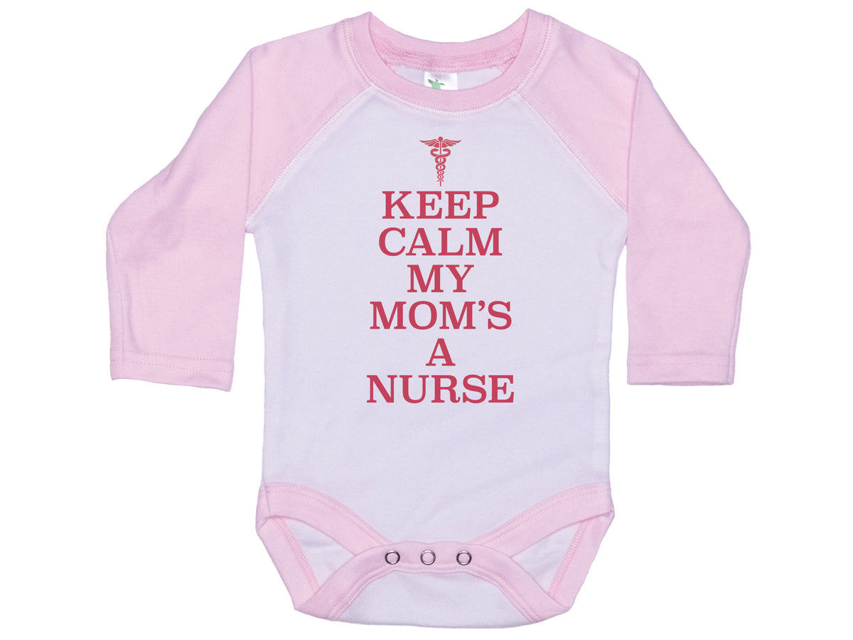 Keep Calm My Mom's A Nurse Onesie®