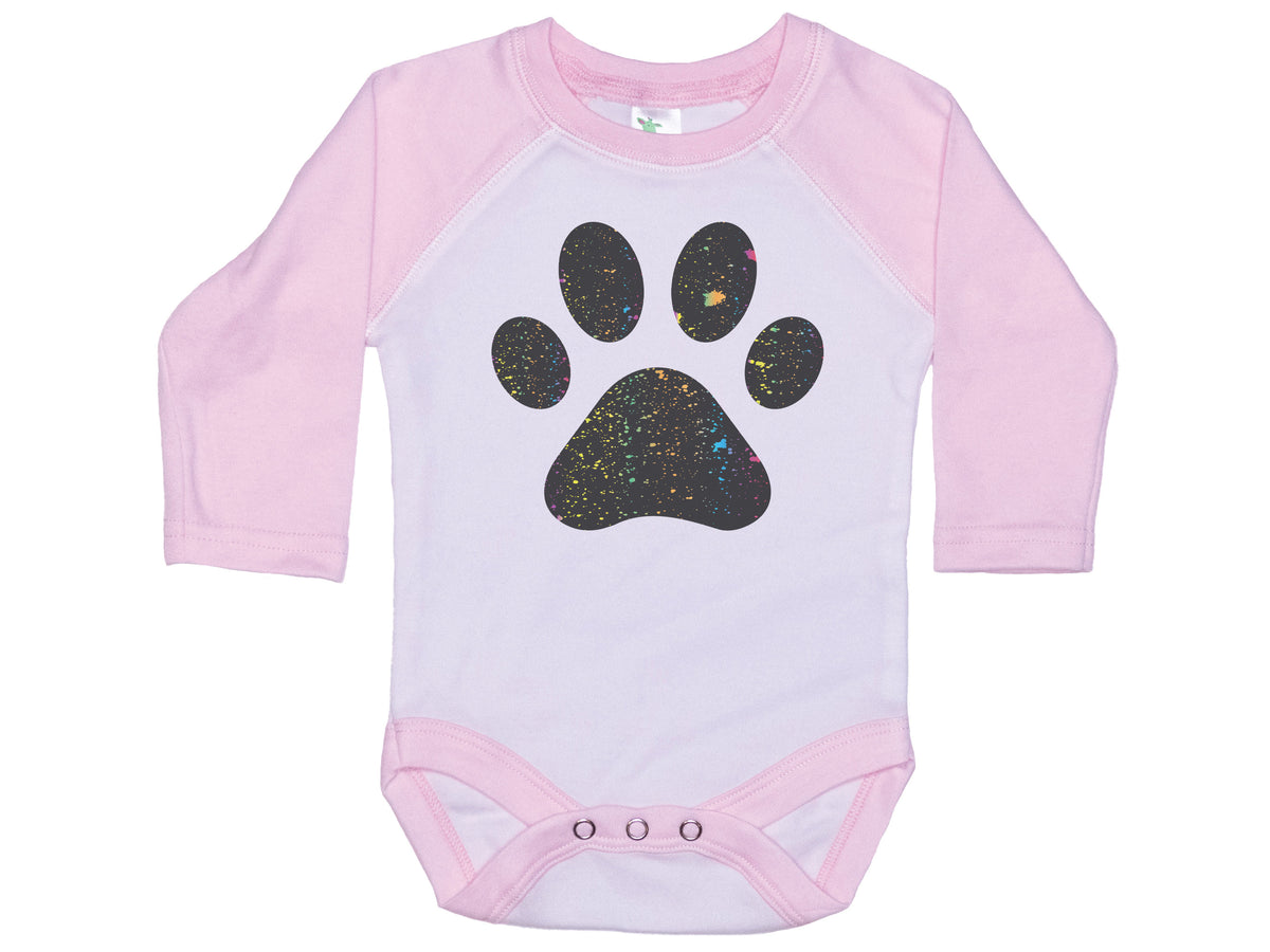 Neon Dog Footprint Onesie®