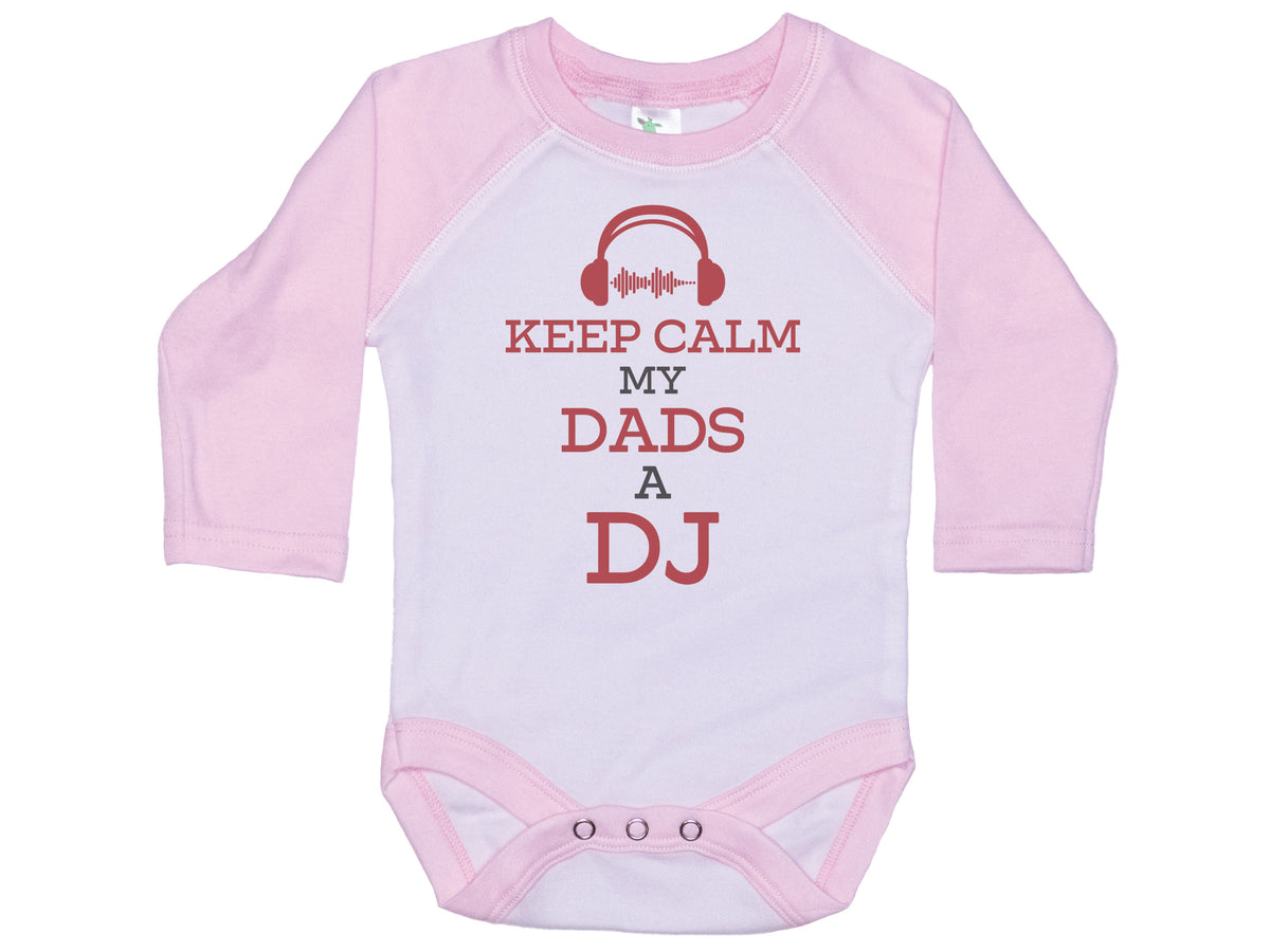 Keep Calm My Dad's A DJ Onesie®