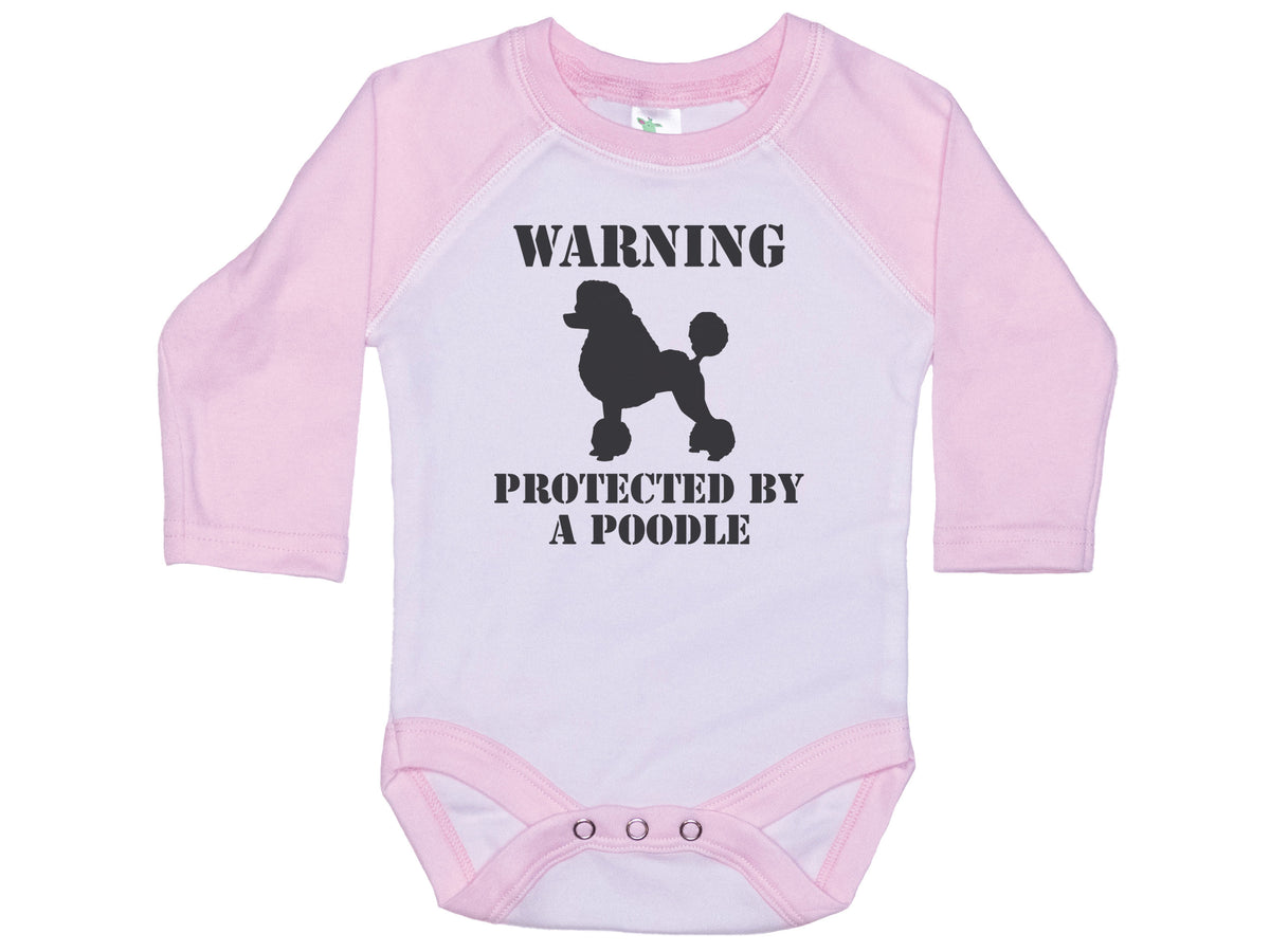 Warning Protected By A Poodle Onesie®