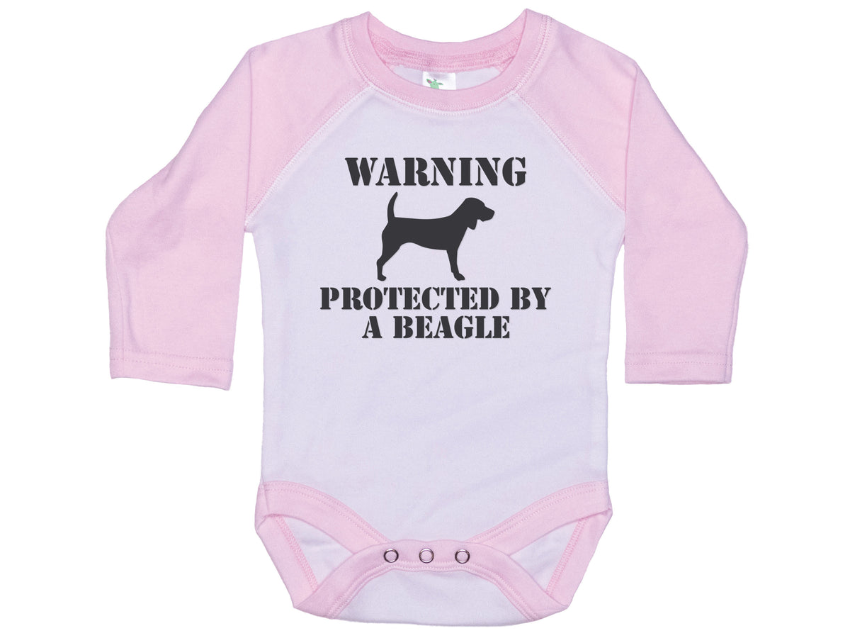 Warning Protected By A Beagle Onesie®