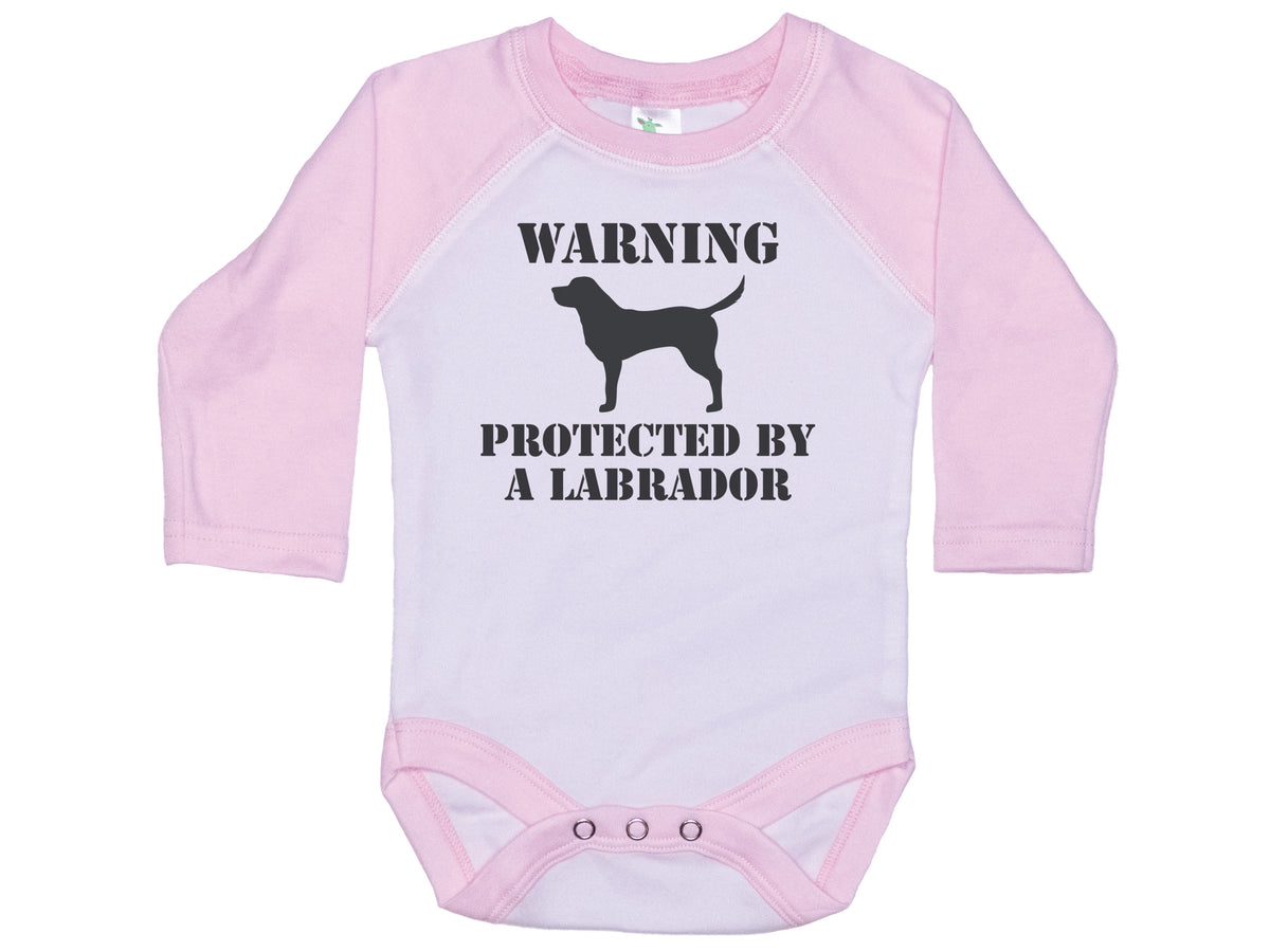 Warning Protected By A Lab Onesie®