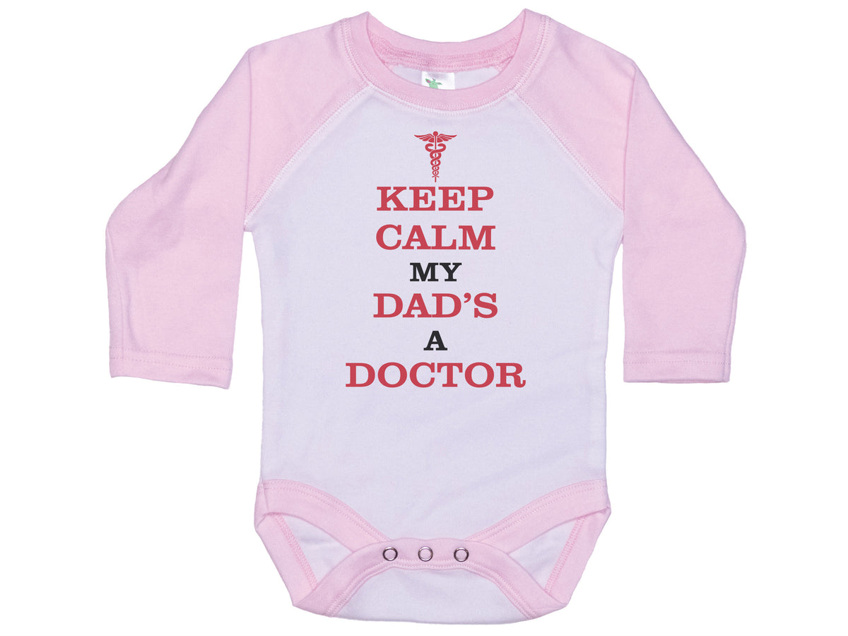 Keep Calm My Dad's A Doctor Onesie®