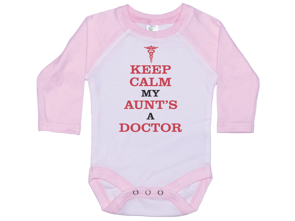 Keep Calm My Aunt's A Doctor Onesie®