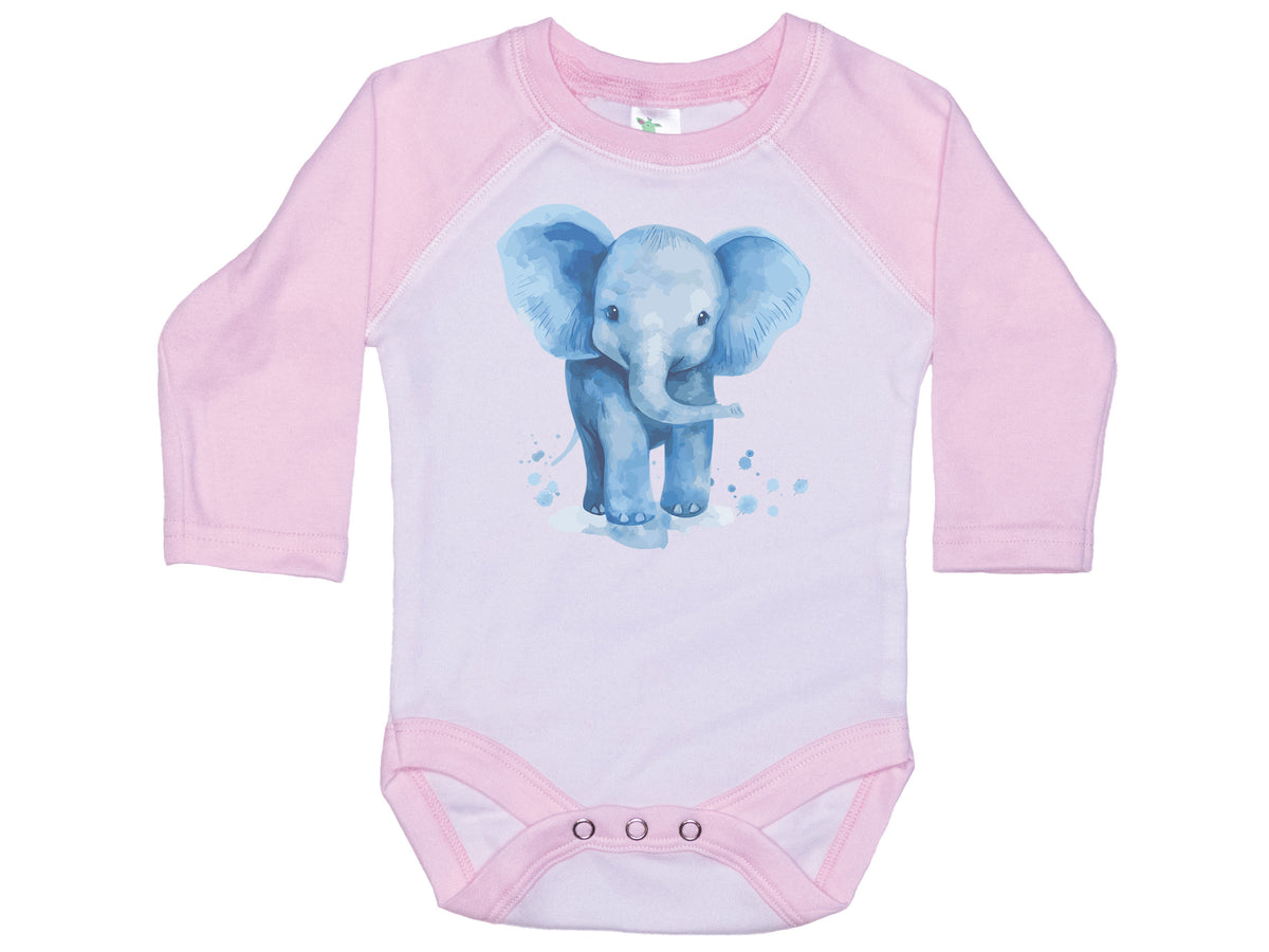 Watercolor Elephant Onesie®