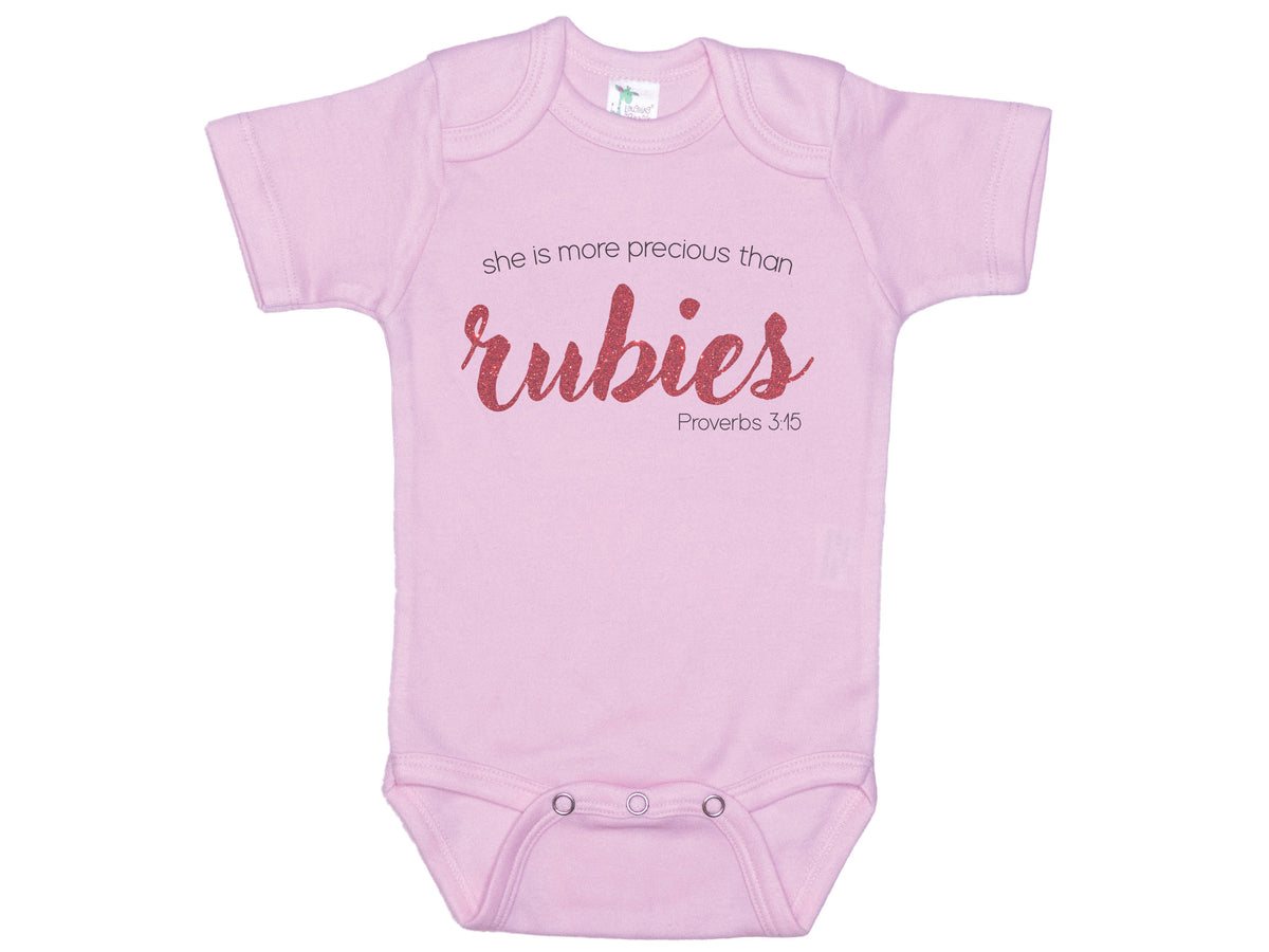 She Is More Precious Than Rubies Onesie®