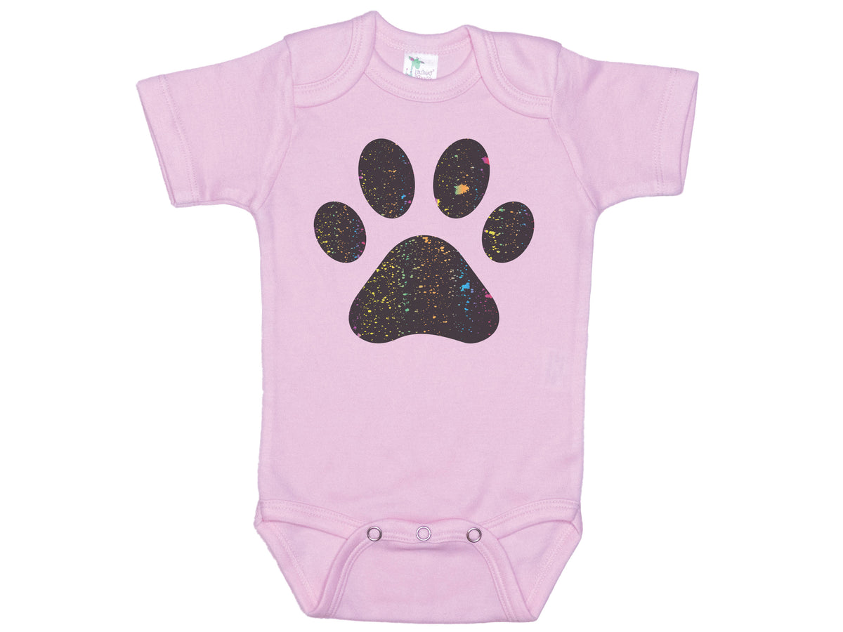 Neon Dog Footprint Onesie®