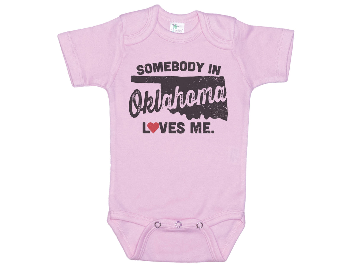 Somebody In Oklahoma Loves Me Onesie®