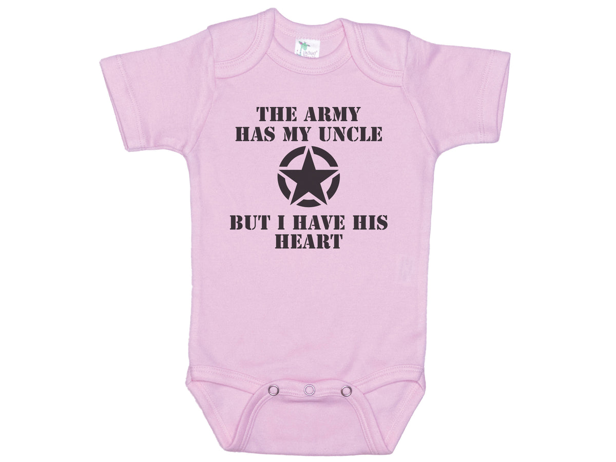 The Army Has My Uncle But I Have His Heart Onesie®