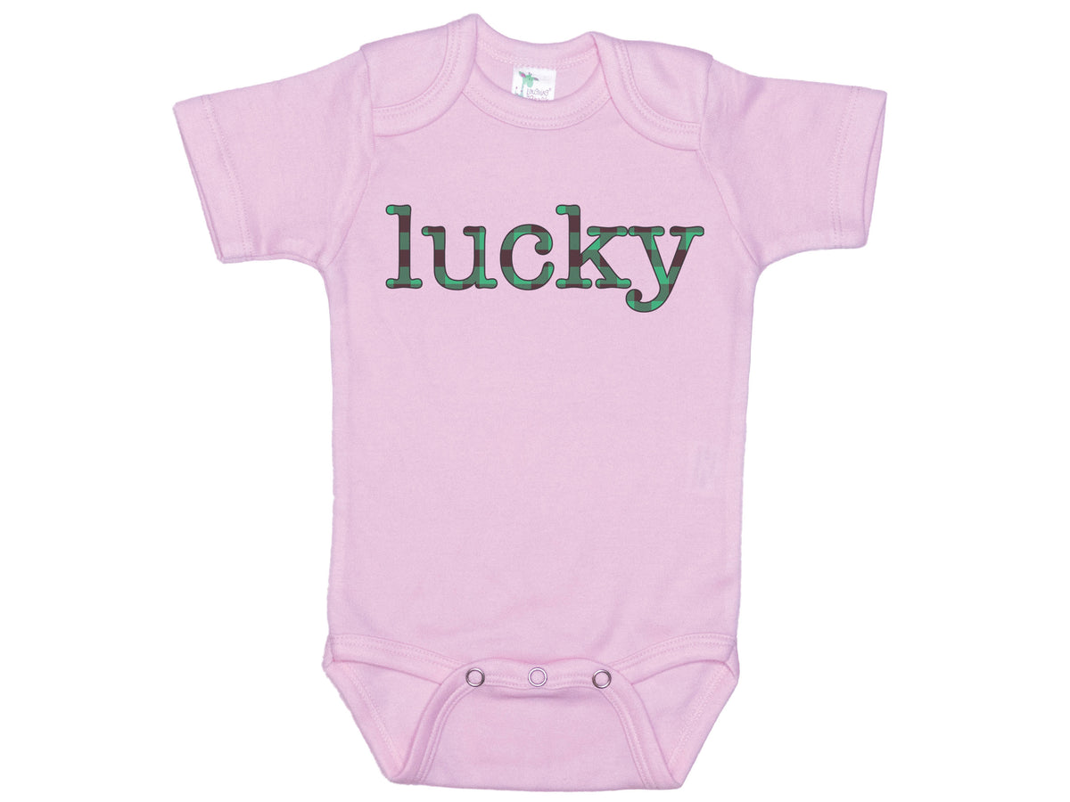 Lucky Plaid Onesie®