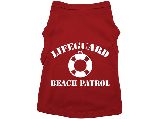 Lifeguard Beach Patrol Dog Shirt