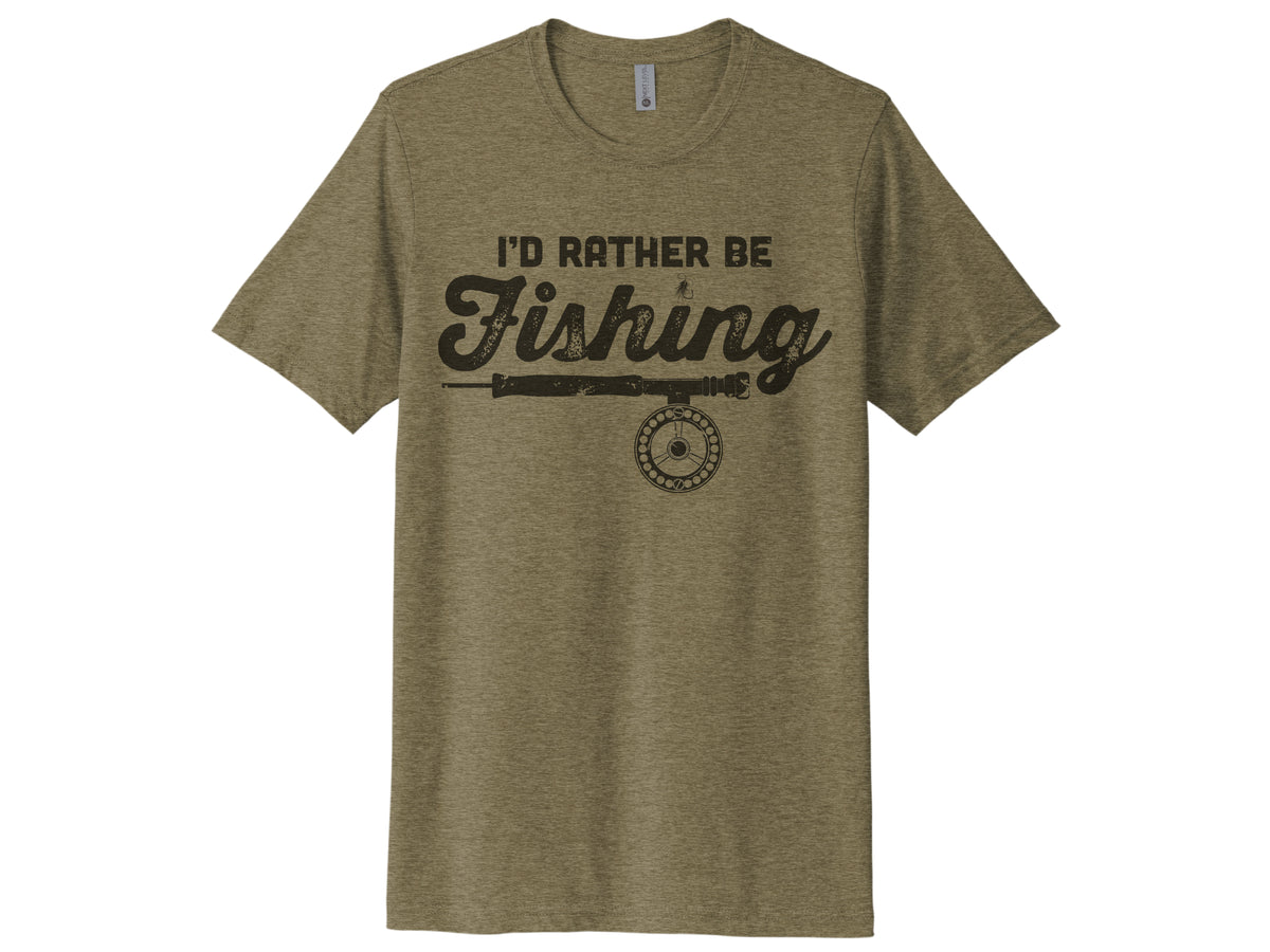 I'd Rather Be Fishing Shirt