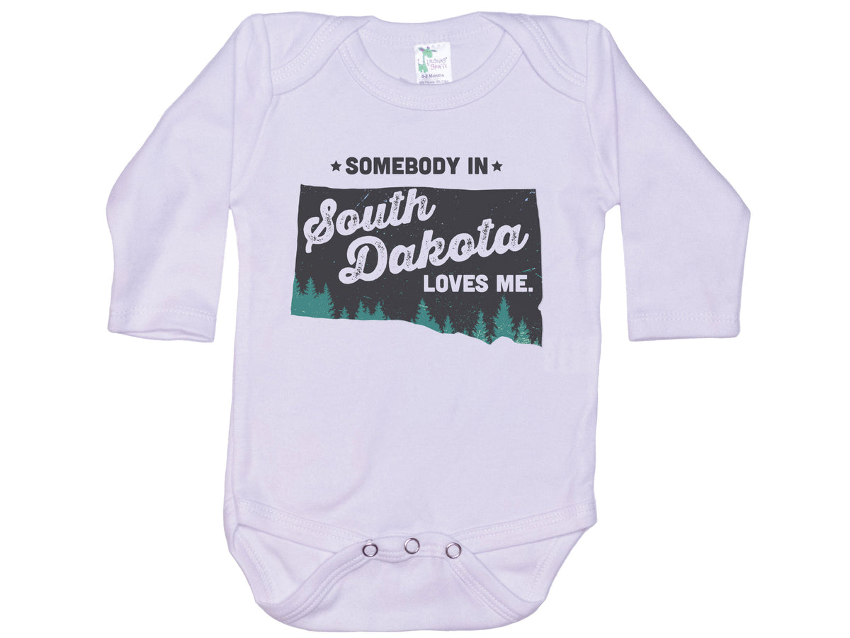 Somebody In South Dakota Loves Me Onesie®