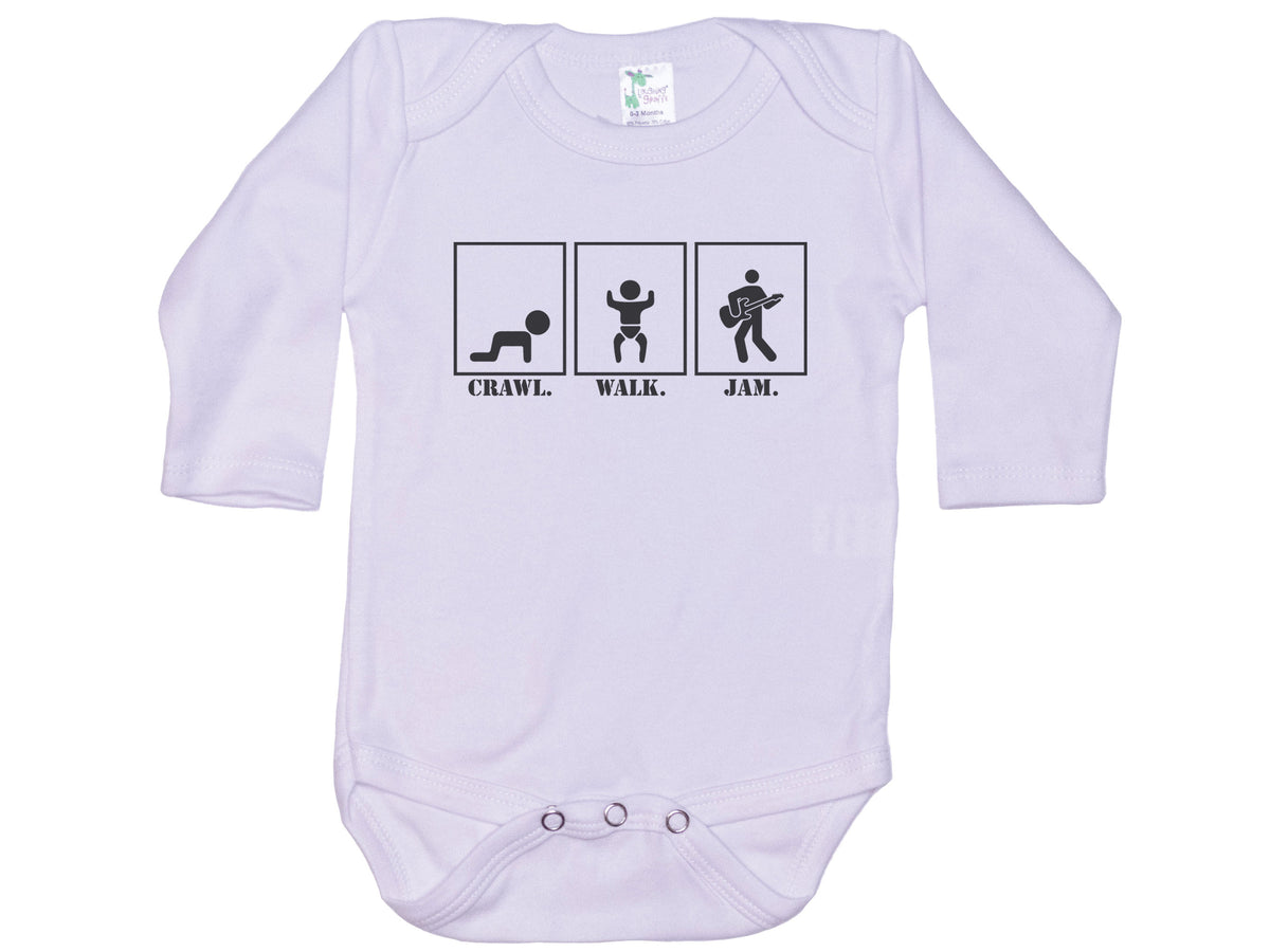 Crawl Walk Jam Onesie®