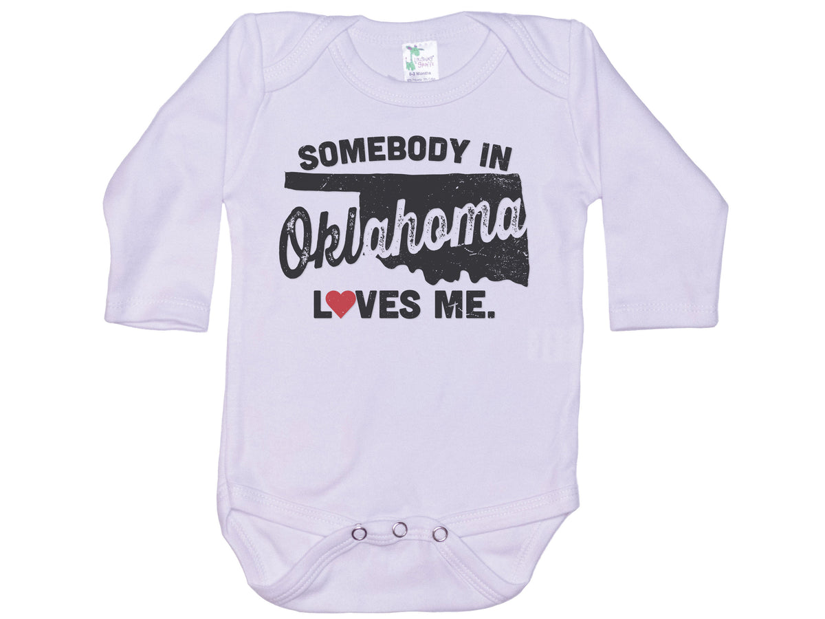 Somebody In Oklahoma Loves Me Onesie®
