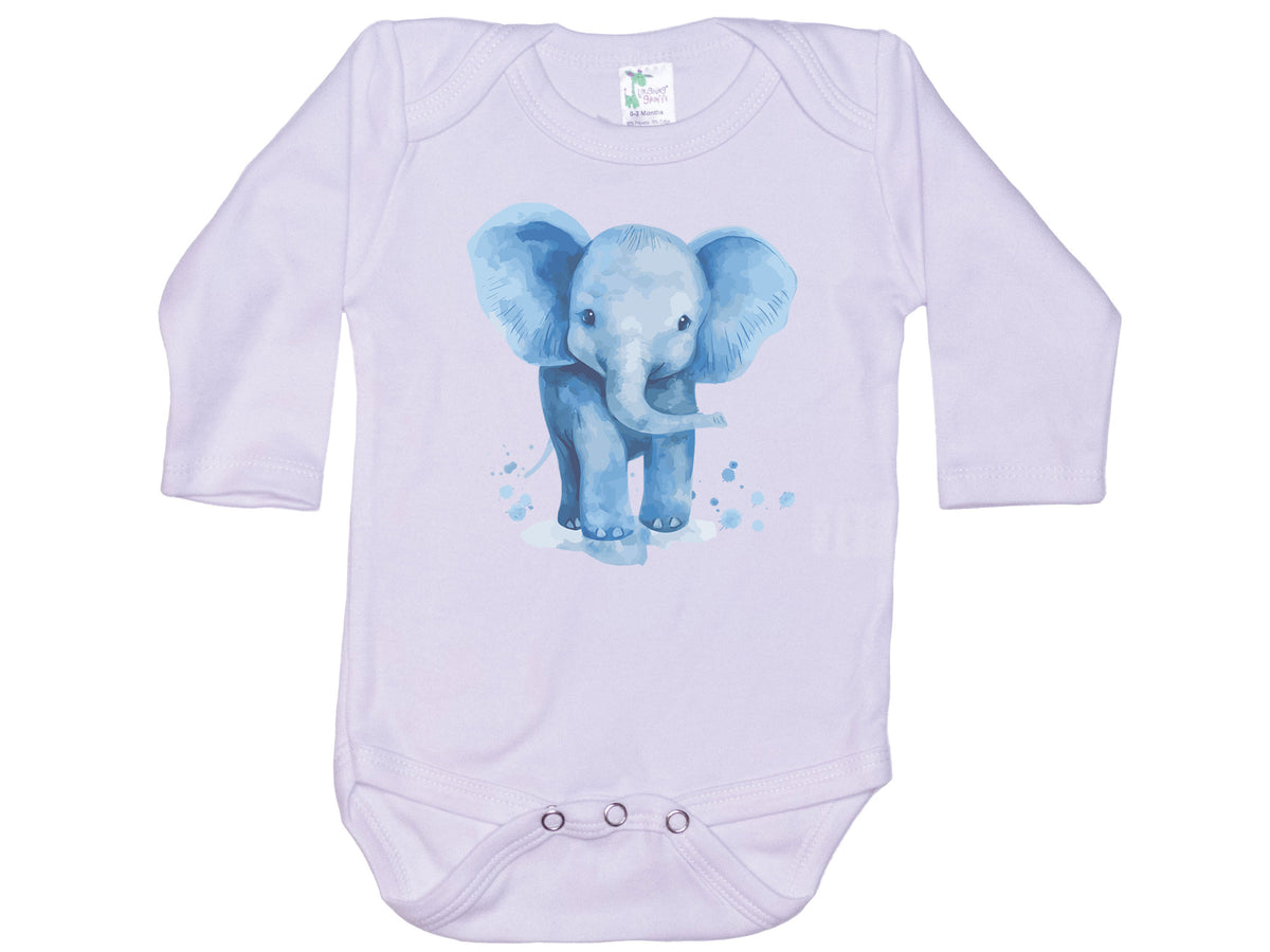 Watercolor Elephant Onesie®