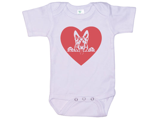 German Shepherd Heart Onesie®