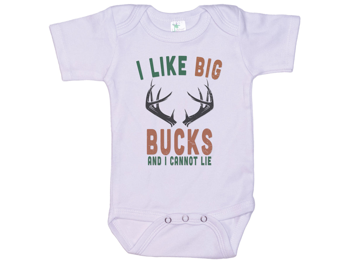 I Like Big Bucks And I Cannot Lie Onesie®