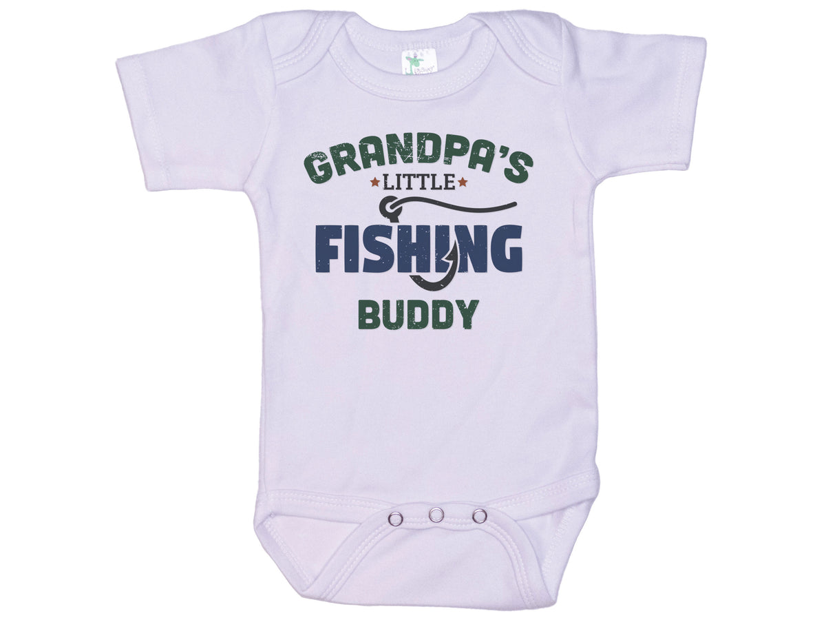 Grandpa's Little Fishing Buddy Onesie®