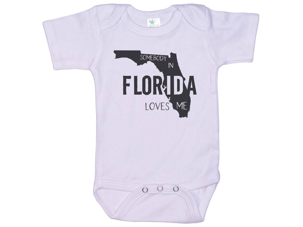 Somebody In Florida Loves Me Onesie®