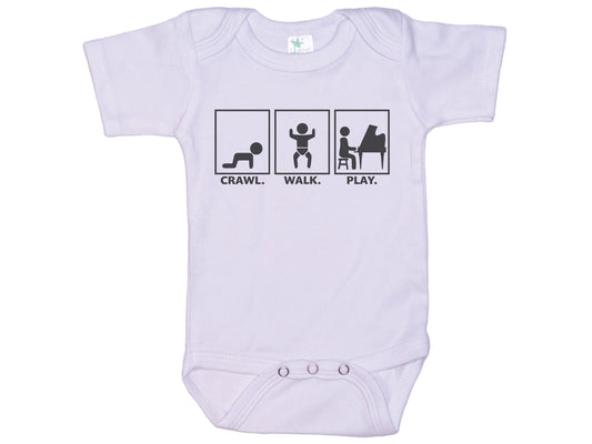 Crawl Walk Play Onesie® (Piano)