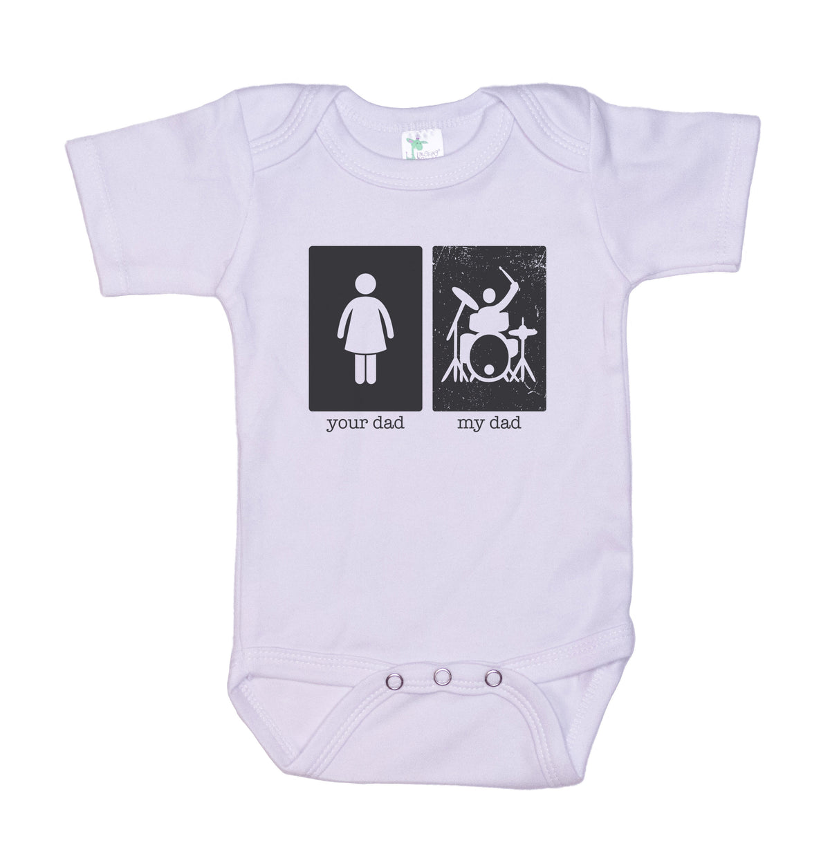 Your Dad My Dad Drummer Onesie®