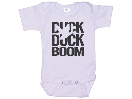 Duck Duck Boom Baby Onesie