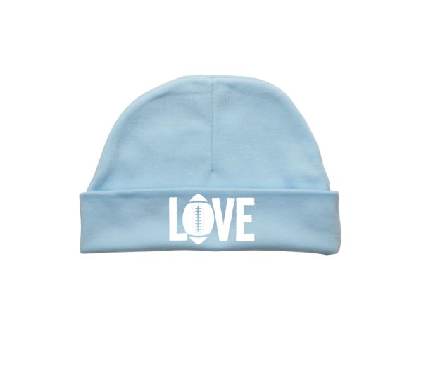 Love Football Baby Beanie