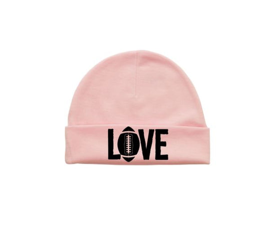 Love Football Baby Beanie