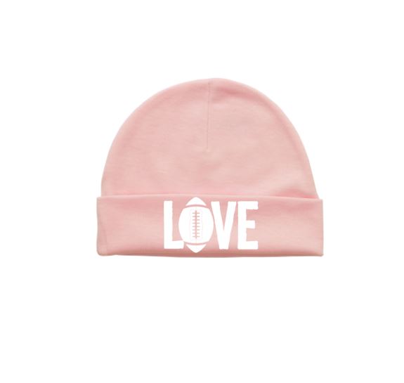 Love Football Baby Beanie