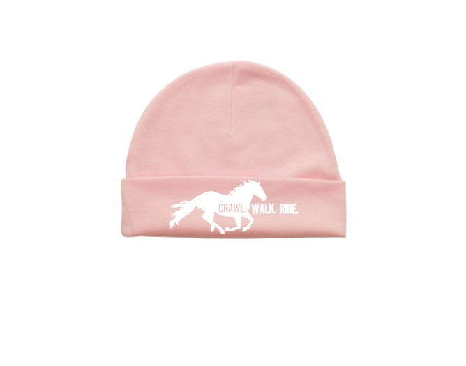 Crawl Walk Ride Baby Beanie