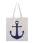 Distressed Anchor Tote Bag